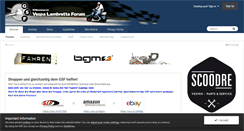 Desktop Screenshot of germanscooterforum.de